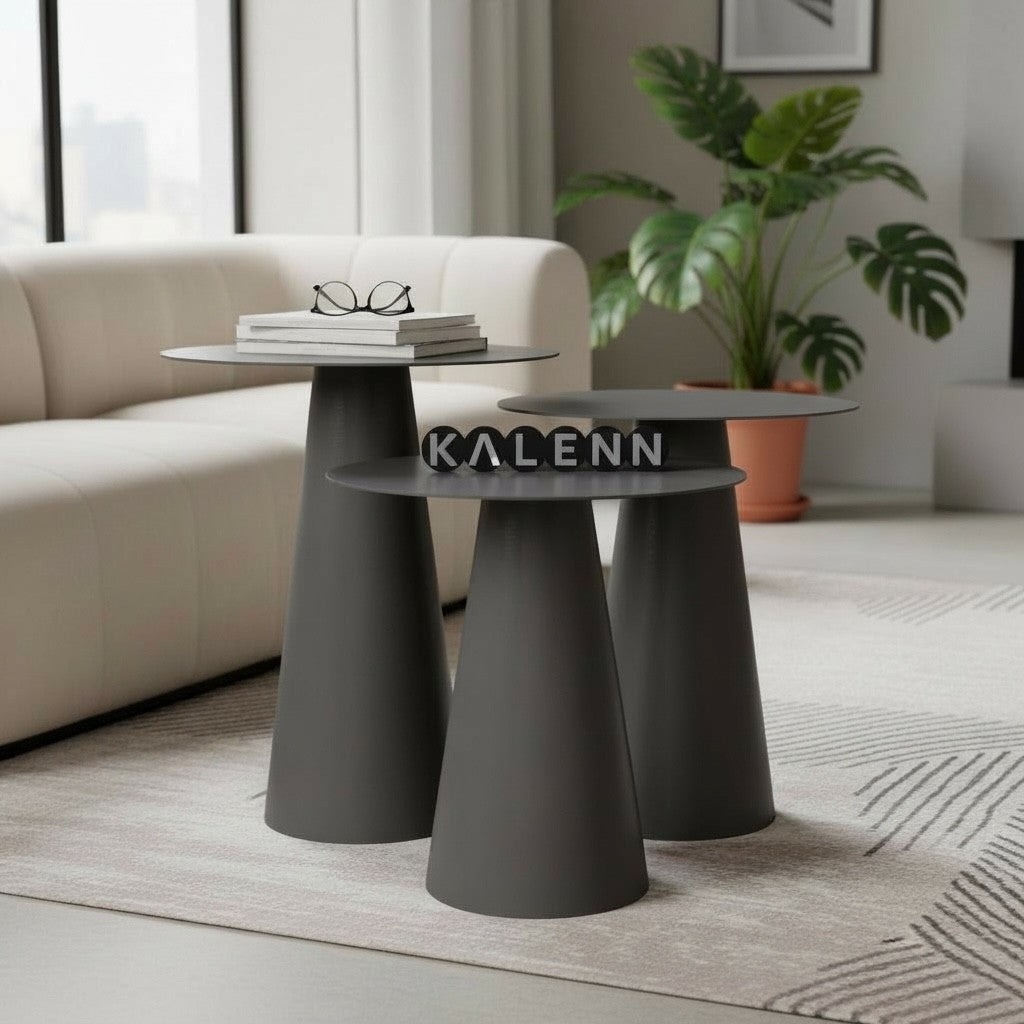 Konik 3lü Sehpa Takımı