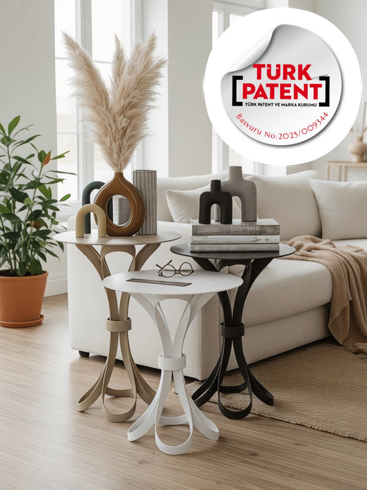 Rip Üçlü Sehpa Takımı