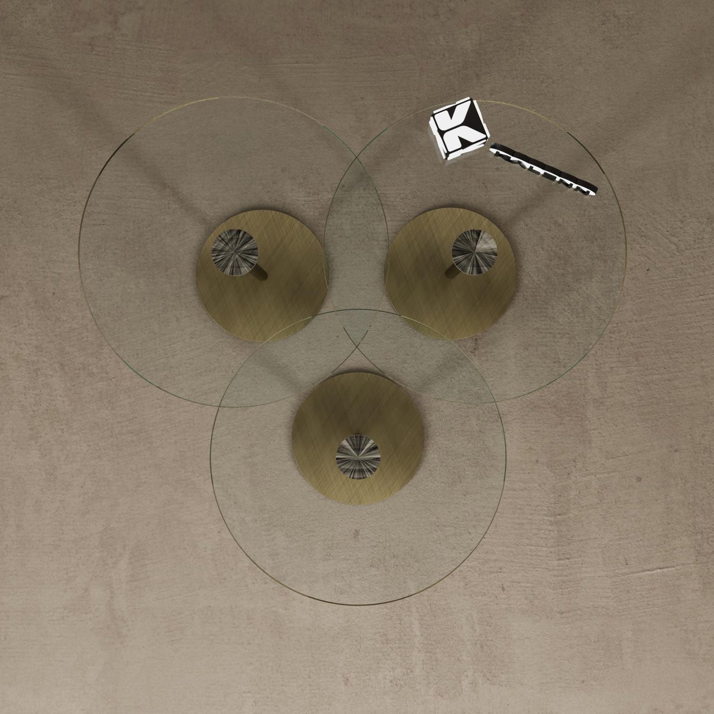 Metal Luxury Nesting Table, Sİde Table