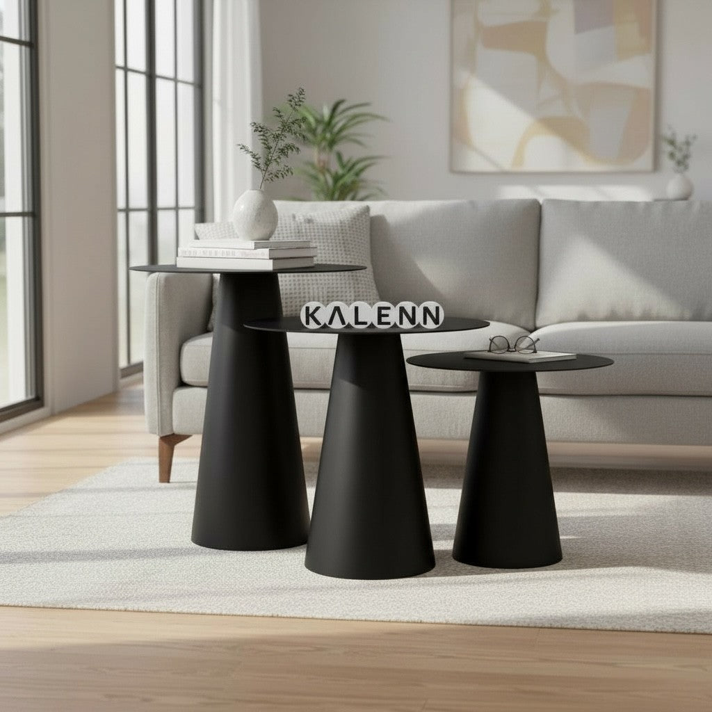 Konik 3lü Sehpa Takımı